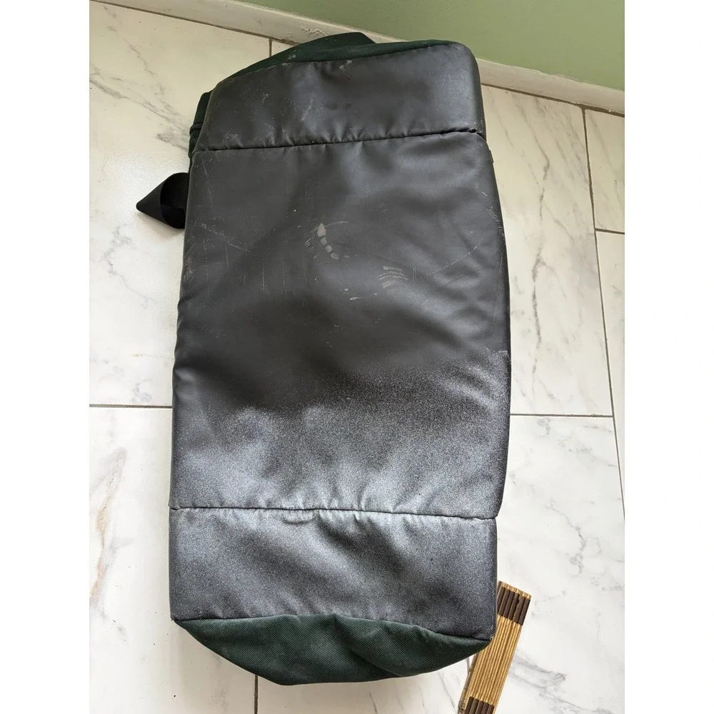 Vintage Patagonia Duffel Bag Green 90s Y2K Travel Luggage USA MADE Travel Gear